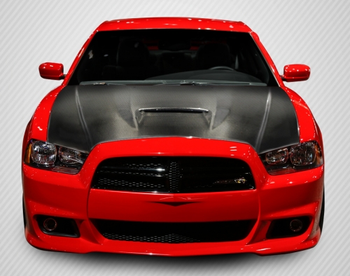 Carbon Fiber DriTech SRT Style 2 Hood 11-14 Dodge Charger - Click Image to Close